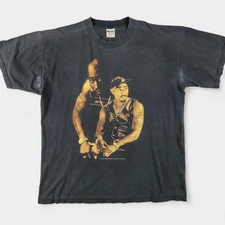 VINTAGE Murina Tupac Shirt Mens XL Black 1997 Stop The Violence Rap Made USA 90s