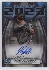 2023 Bowman Draft Class of 2023 Auto Kemp Alderman #23A-KA Auto 1v1