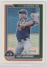 2022 Panini USA Baseball Stars & Stripes Holo Silver 47/80 Louis Rodriguez tj1