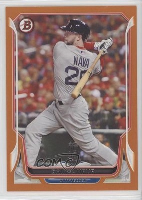 2014 Bowman Orange 11/250 Daniel Nava #95 g6p
