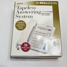 Sistema de contestador automático Bellsouth sin cinta 1514 nuevo 1995