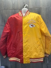 NEW Kansas City Chiefs Starter 4x Super Bowl Champions Jacket IV LIV LVII LVIII