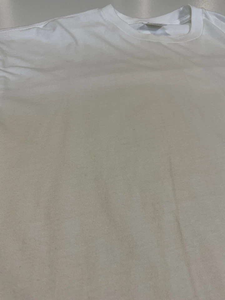 Vintage Old Navy Blank White Pocket T Shirt Single Stitch Sz XL 90s - Image 4 of 4