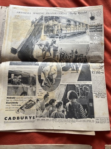 Mussolini 1930 S Original Zeitungen Restposten Sammlung Konvolut - Bild 13 von 18
