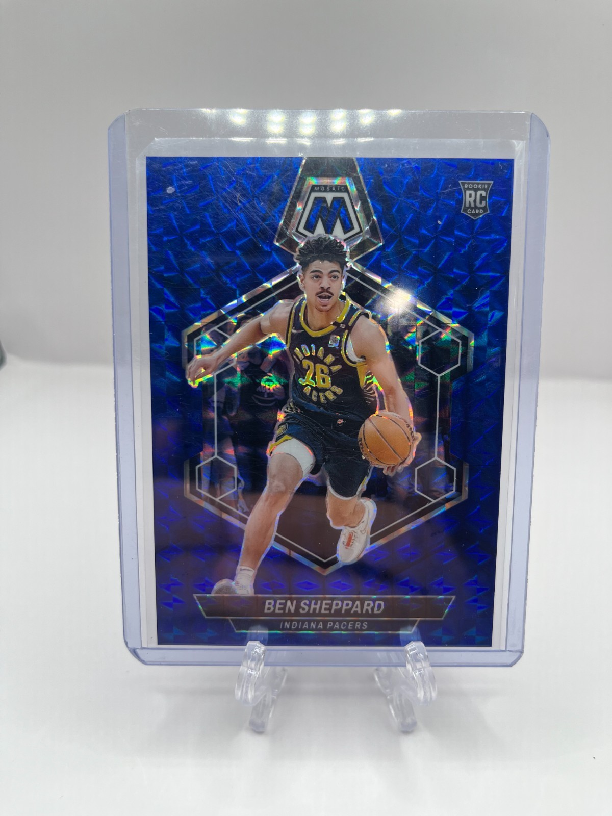 2023-24 Panini Mosaic Ben Sheppard 244 Rookie blue /199