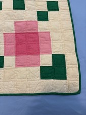 Pink And Green Quilt 84x84 Beautiful Quilt Vibrant Gorgeous