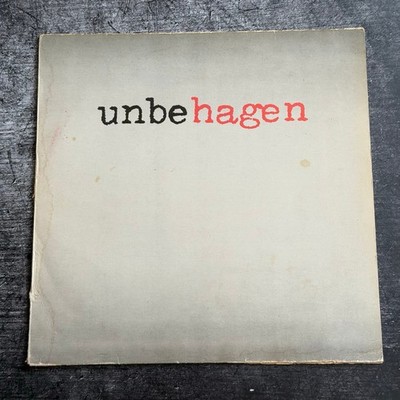 Nina Hagen Band   Unbehagen (1980 LP, Vinyl VG / Sleeve G)