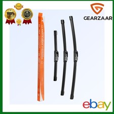 Scheibenwischer VORNE + HINTEN passt für VW Lupo 525mm/475mm/300mm Schwarz 3PCS