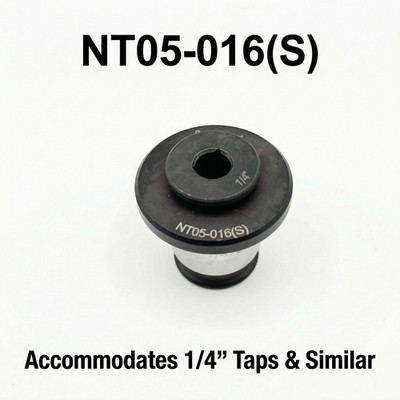 Lyndex NT05-016(S) Positive Drive Rigid Slotted Tap Collet #1 1/4 M6 .255 Tap