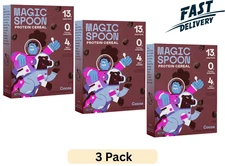Magic Spoon Cocoa Grain-Free Breakfast Cereal, 7 oz Box (3 PACK) FREE SHIPPING