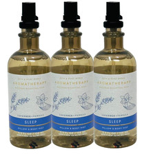 3 BATH  BODY WORKS AROMATHERAPY SLEEP LAVENDER VANILLA PILLOW  BODY MIST NEW