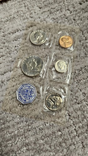 1955 US Silver Proof Set Flat Pack - Picture 3 of 7