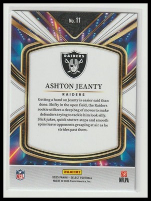 タレントカード RT-204155 2025 Panini Select #11 Ashton Jeanty Select Future (RC) | eBay