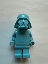 LEGO Star Wars Minifigure Medium Azure/Teal Darth Vader Minifig Monochrome Rare