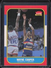 1986-87 Fleer #18 Wayne Cooper