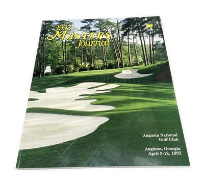 1992 The Masters Journal - The 1992 Players and the 1991 Winner
