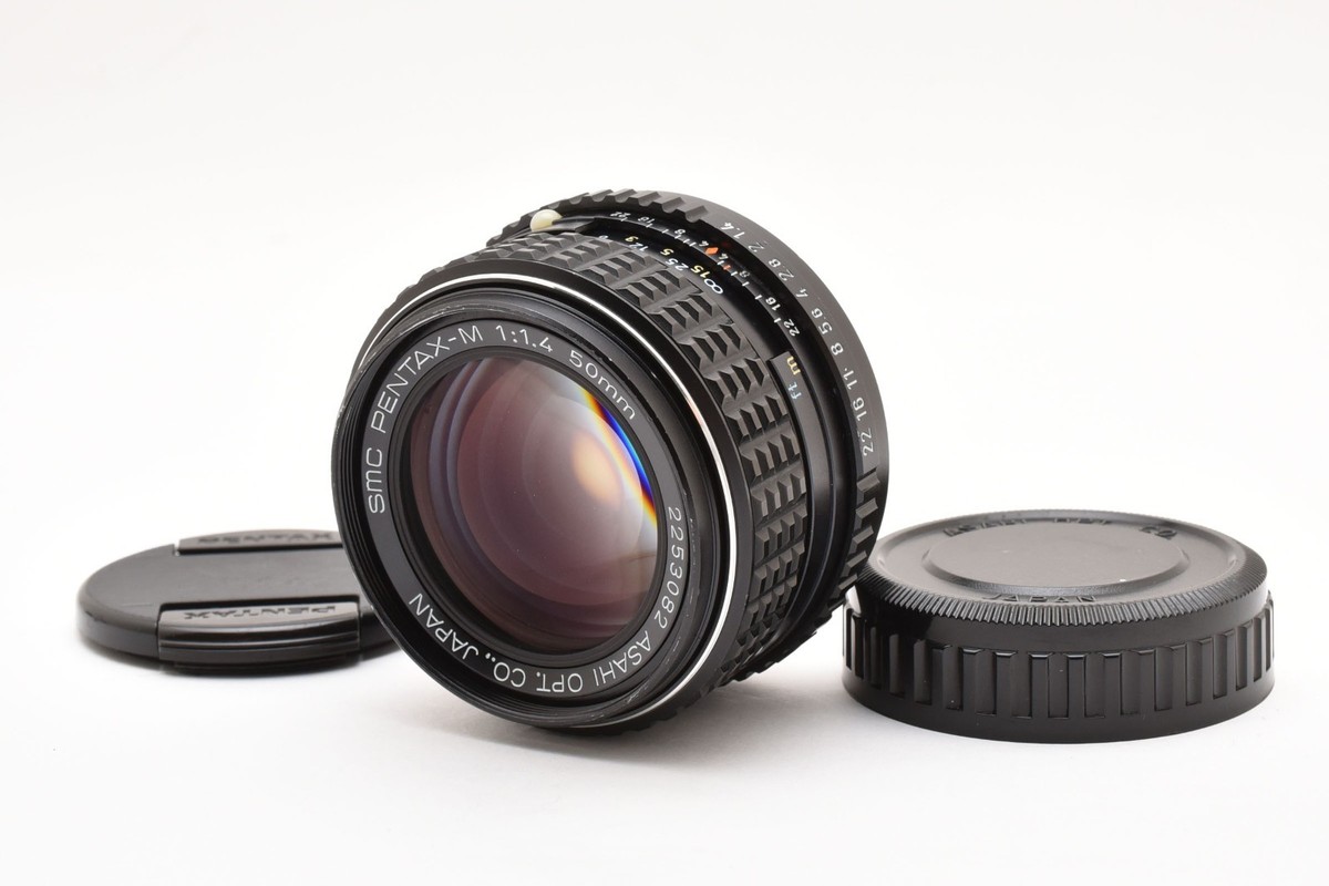 Exc+5】 SMC Pentax-M F1.4 50mm K Mount MF Lens Tested Made