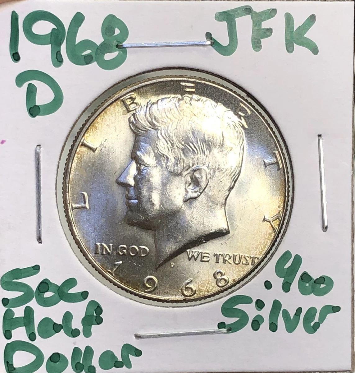 1964 1968 Kennedy Half Dollar 2枚セット 25+ Circulated 1968 Kennedy US Half Dollars (1964-Now) for sale