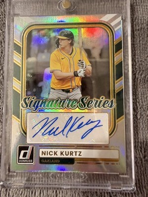 Nick Kurtz 2026 Panini Donruss Signature Series Auto Autograph Card #SS-NK