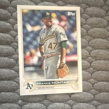 Topps 2022 Series 2 Frankie Montas #512 Oakland Athletics MLB Base Set