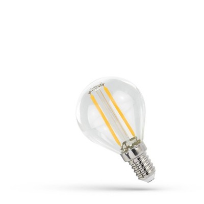 LED E14 G45 Filament Klar 1W = 10W 110lm 270° Neutralweiß 4000K
