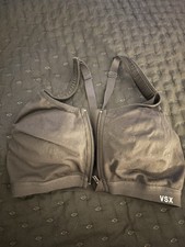 Victoria's Secret Knockout Front Close Black Underwire Sport Sports Bra