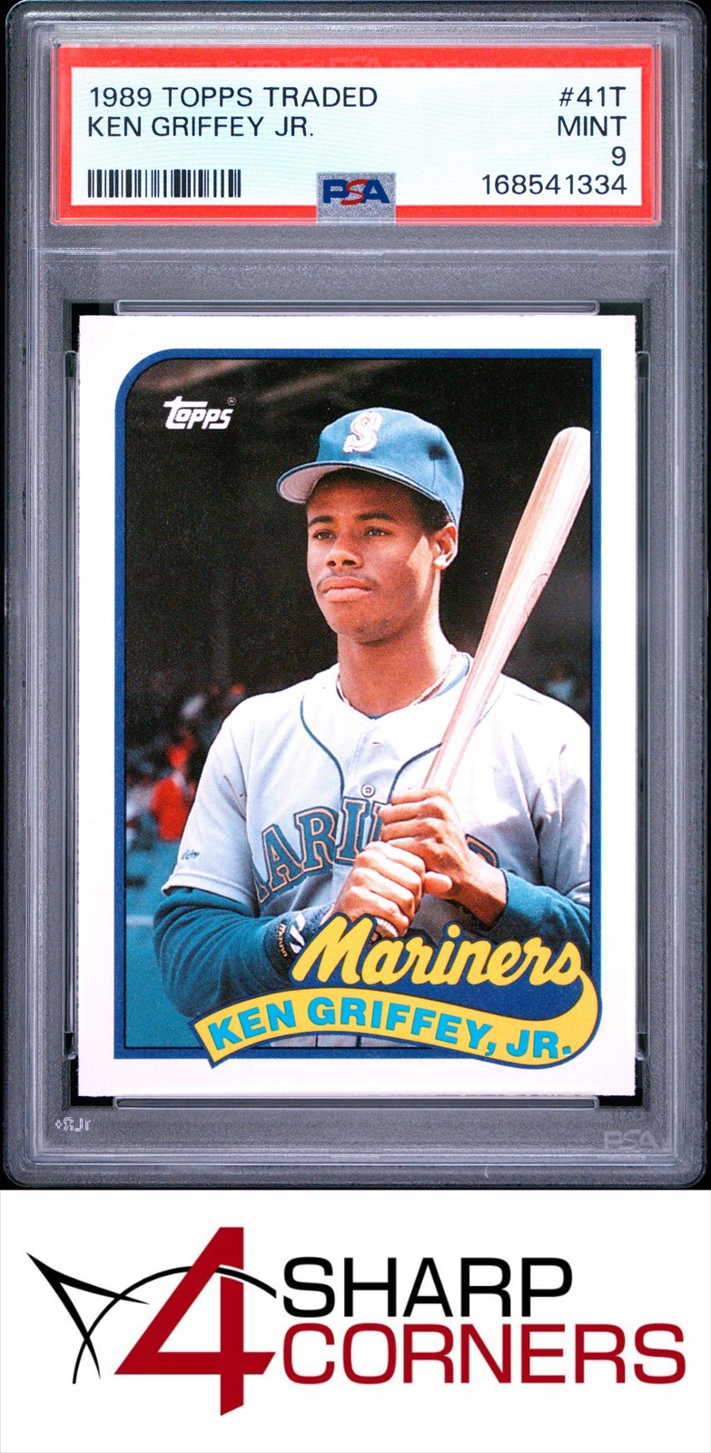 Pop Jr 2 1989 TOPPS TRADED #41T KEN GRIFFEY JR. RC MARINERS HOF PSA 9 | eBay