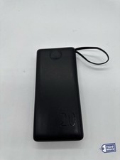 VEEKTOMX 20000mAh Portable Charger with Built-in Cables Black