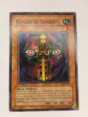 Yu-Gi-Oh! TCG Charm Of Shabti PGD-074 1st Edition VLP