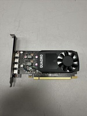 NVIDIA Quadro P620 2GB GDDR5 Graphics Card 4x Mini DisplayPort Used