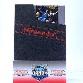 Bill and Ted's Excellent Video Game W/ Dust Cover - Authentic, Tested - NES