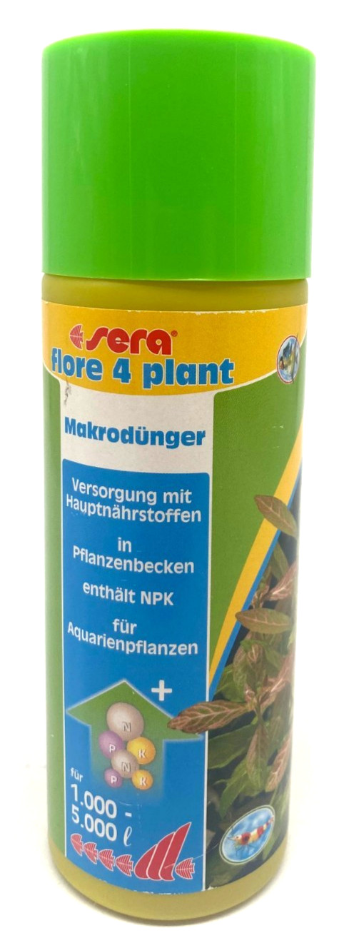 Sera Flore 4 Plant Concime Macro per Piante da Acquario