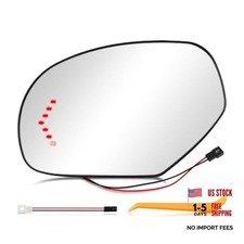 Left Driver Side Mirror with Turn Signal  Power Heated Fits for Chevy