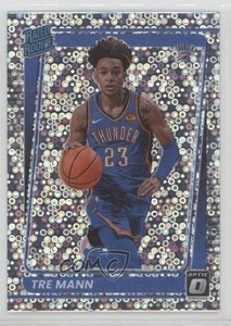 2021-22 Panini Donruss Optic Rated Fast Break Holo Prizm Tre Mann #168 Rookie RC