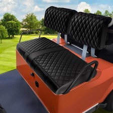 Yamaha G2 G8 G9 G11 G14 G16 G19 G20 G22 Seat Covers,Front Golf Cart Black Seat