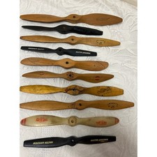 Vintage Model Airplane Propeller Lot 10 Master Airscrew Tornado Wood RC Parts 3