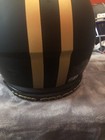 DEREK CARR SIGNED SAINTS SPEED BLACK ECLIPSE AUTHENTIC FULL HELMET, VISOR, 3D  — photo 7