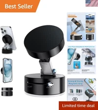 Ultra-Strong Suction Phone Mount for Car - 180° Adjustable with Non-Slip Design