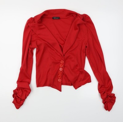 Buzy Damen rot Jacke Blazer Größe 10