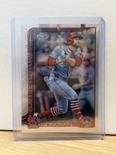 BRENDAN DONOVAN 2025 Topps Chrome Holo Silver Refractor #233 St. Louis Cardinals