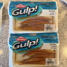 2 Packs Berkley Gulp Saltwater 5” Jerk Shad New Penny