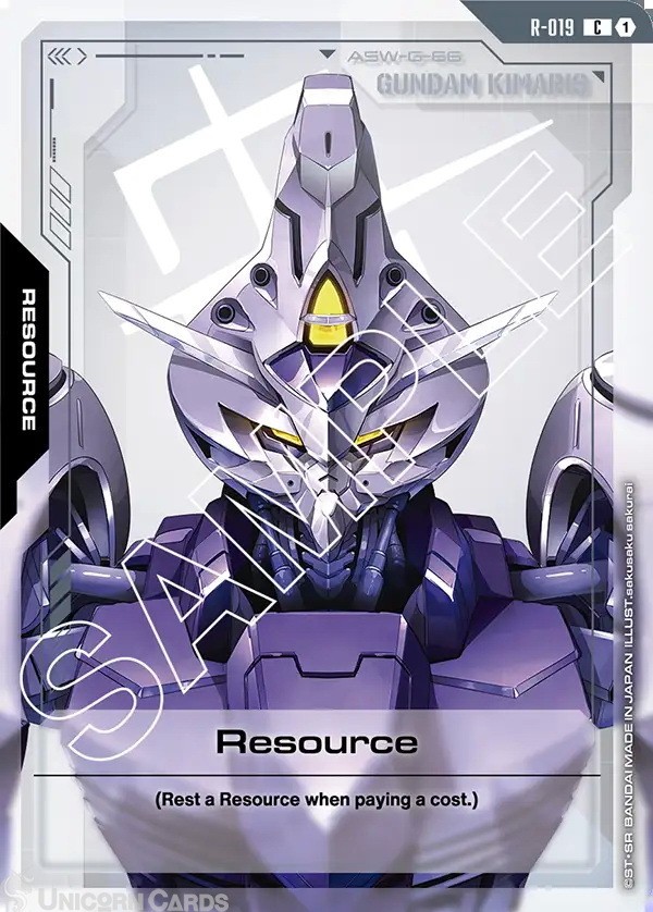 R-019 Resource : C Gundam TCG Card : GD02: Dual Impact
