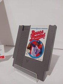 NES Bases Loaded 1988 Video Game Jaleco Title Nintendo Retro