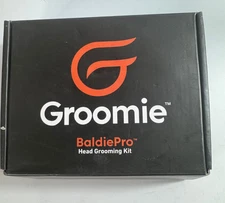 Groomie Black BaldiePro Head,Face and Body Shaver Kit With 7 Piece Attachments