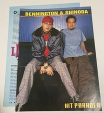 Vintage Linkin Park Chester Bennington Mike Shinoda Pinup + Magazine Article