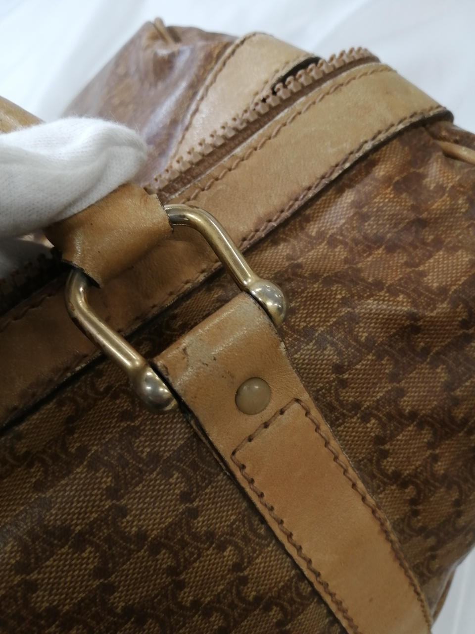 Boston Bag Model Macadam Pattern Mini Boston Bag … - image 13