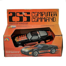 VINTAGE 1980 LJN 255 COMPUTER COMMAND CORVETTE PROGRAMABLE TOY CAR w/ MANUAL