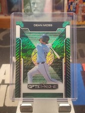 Dean Moss 2025 Leaf Optichrome Baseball 1/1 Pre Production Proof Green Shimmer