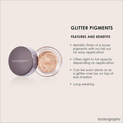 Glitter Pigment - Sparkler Peach Gold for Women - 0.105 oz Eye Shadow - Picture 3 of 7