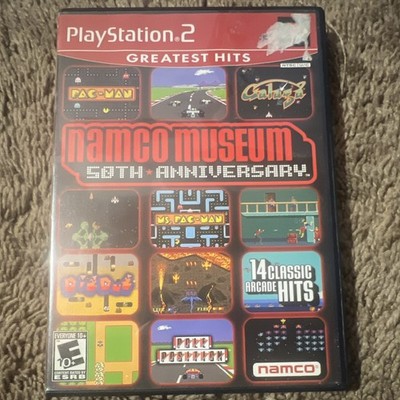 Namco Namco Museum 50th Anniversary PS2 Greatest Hits Complete Manual